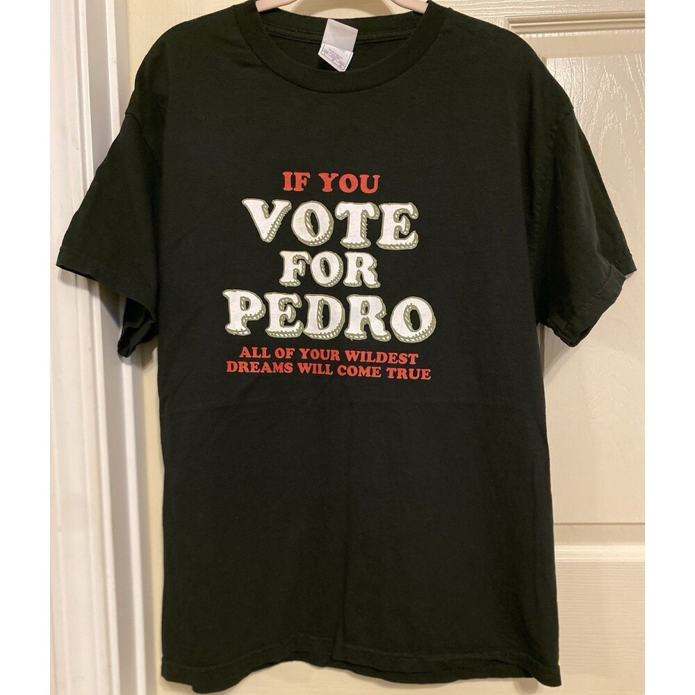 Vtg y2k Napoleon Dynamite Movie Promo Vote For Pedro T-Shirt Men’s L